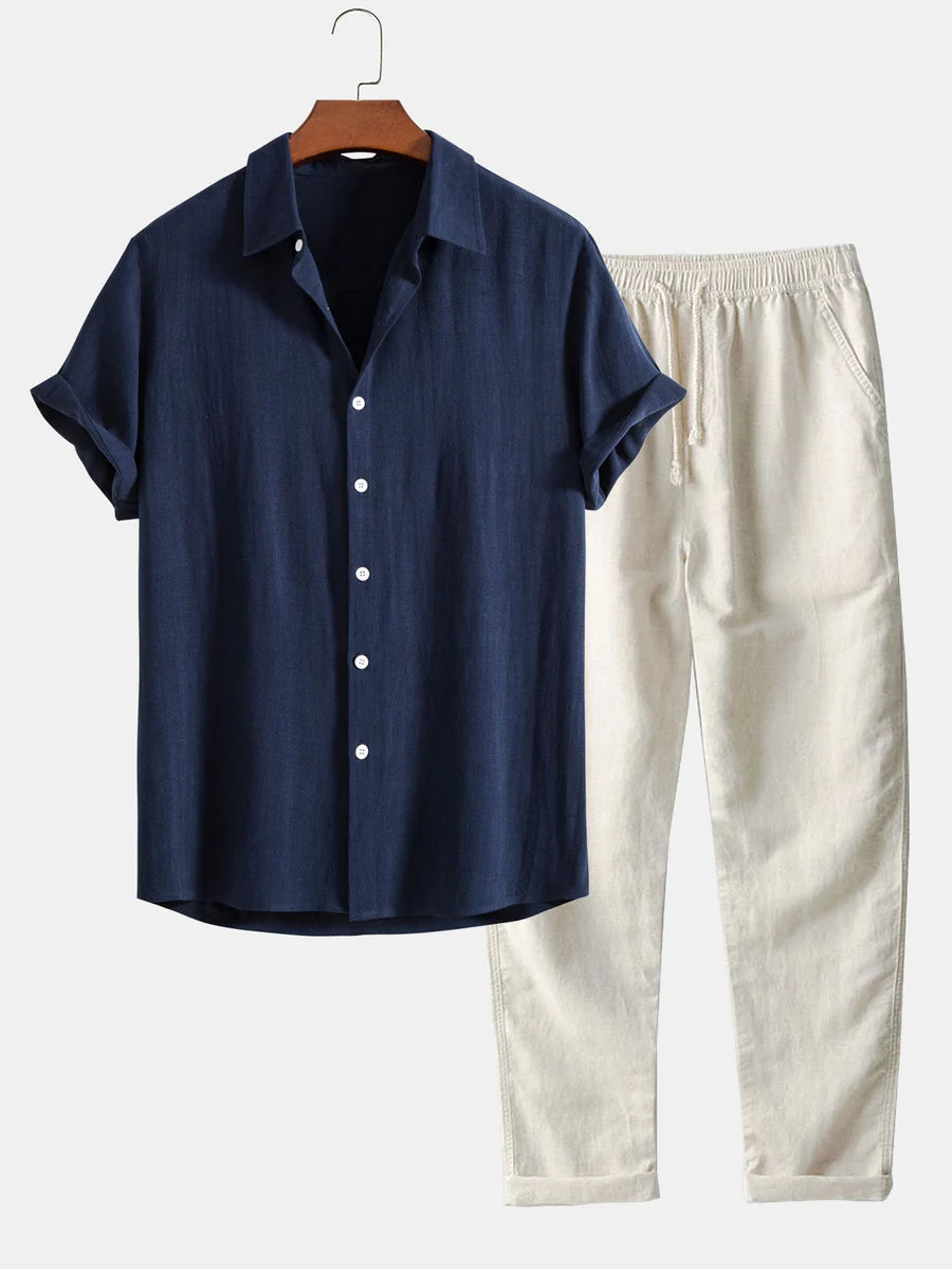 Moor™ - Ensemble d’été léger en lin pour confort et style