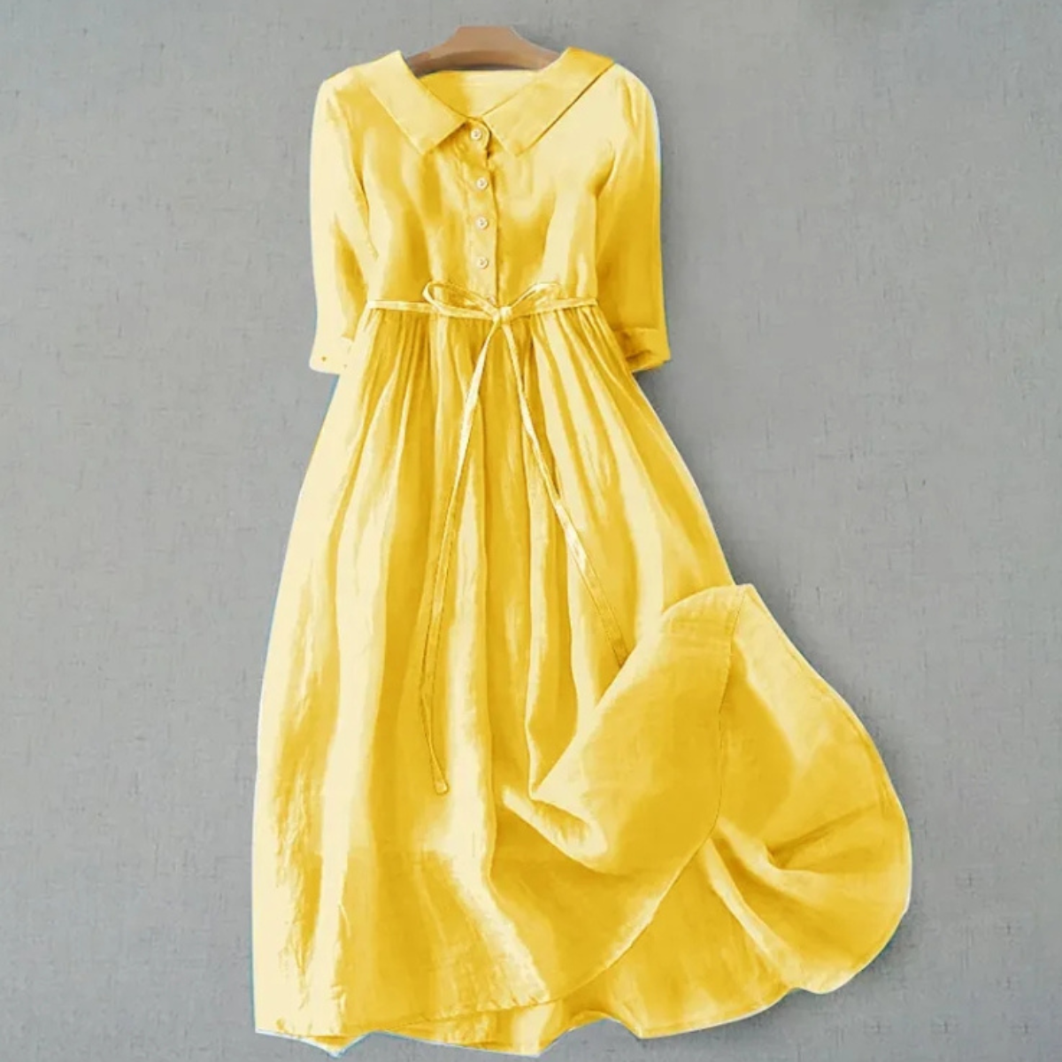 Maryl™ - Robe élégante en lin