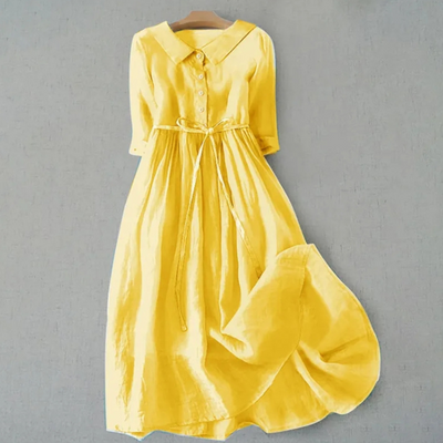 Maryl™ - Robe élégante en lin