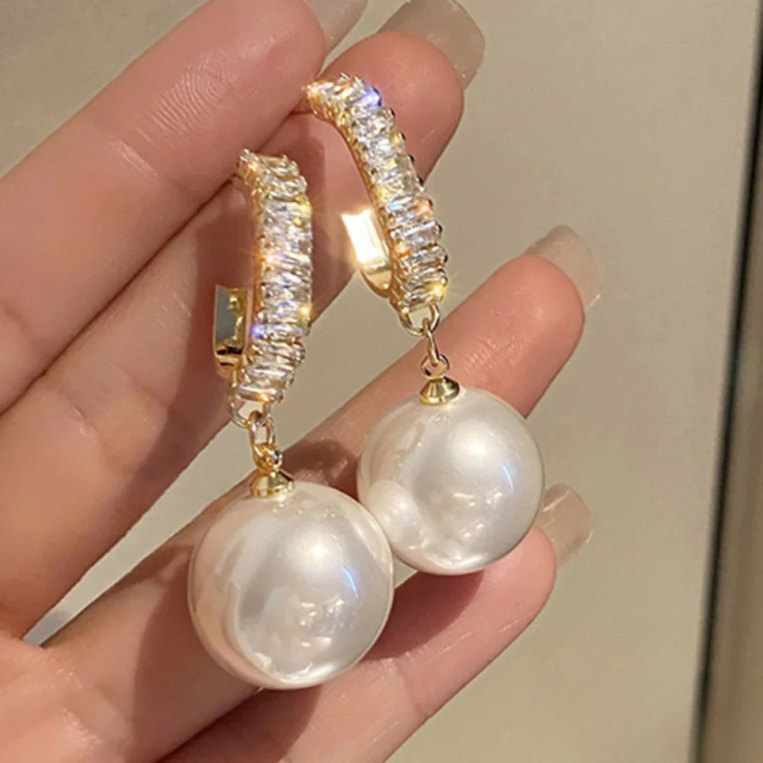 Eveli™ - Boucles d’oreilles de luxe avec perle