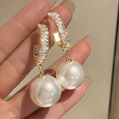 Eveli™ - Boucles d’oreilles de luxe avec perle