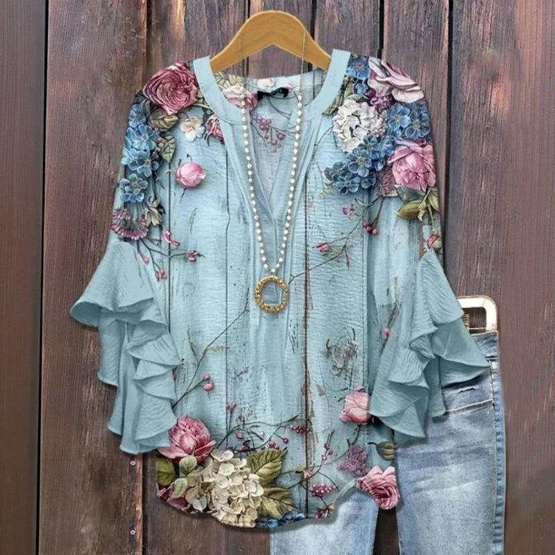 Marie-Flore™ - Blouse d’été élégante