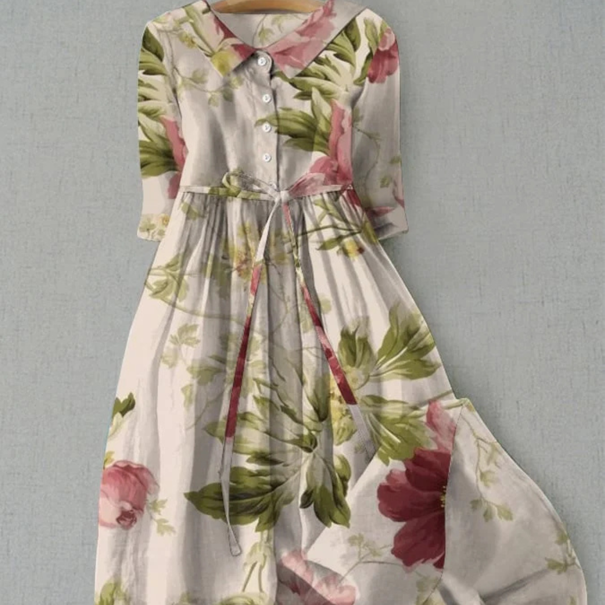 Maryl™ - Robe élégante en lin