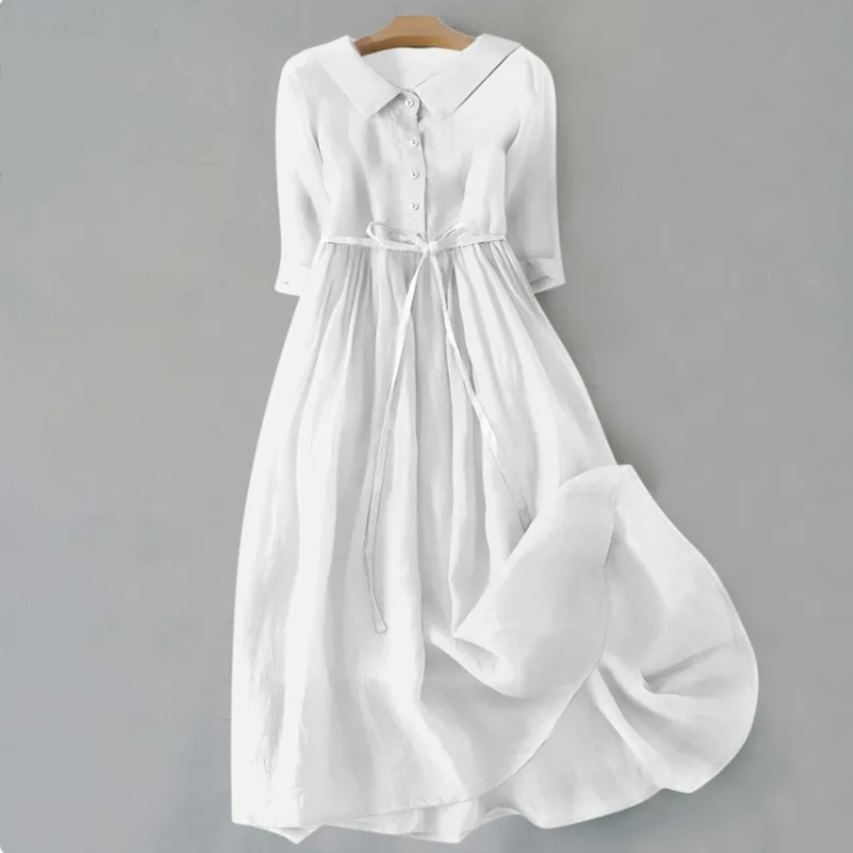 Maryl™ - Robe élégante en lin