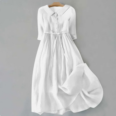 Maryl™ - Robe élégante en lin