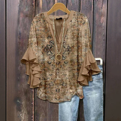 Marie-Flore™ - Blouse d’été élégante