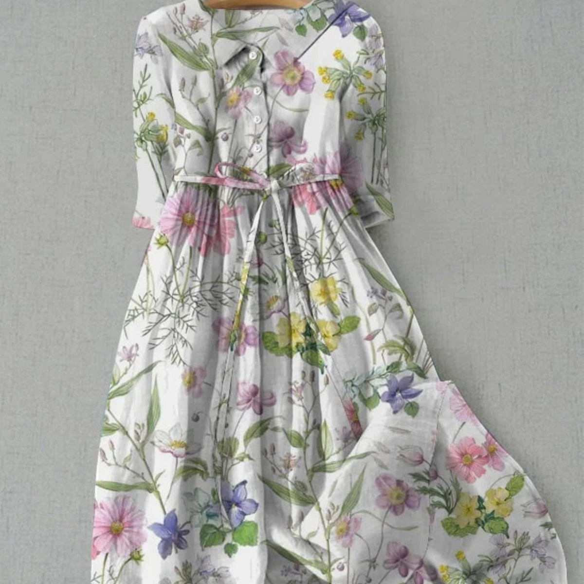 Maryl™ - Robe élégante en lin