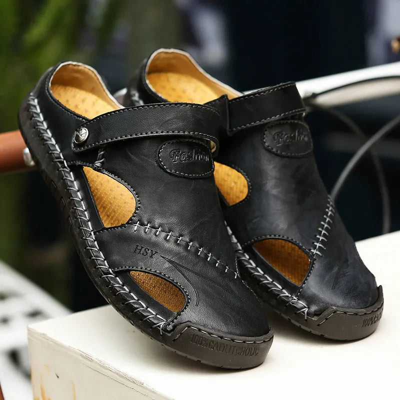 Maximus™ - Sandales d’été romaines en cuir