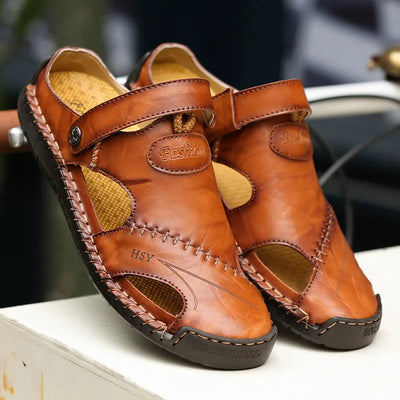 Maximus™ - Sandales d’été romaines en cuir