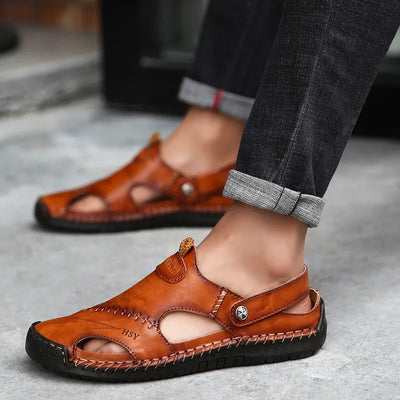 Maximus™ - Sandales d’été romaines en cuir