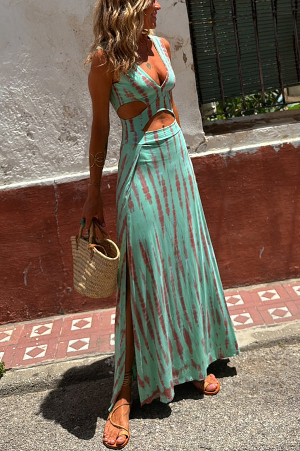 Minna™ - Robe cut-out à col plongeant