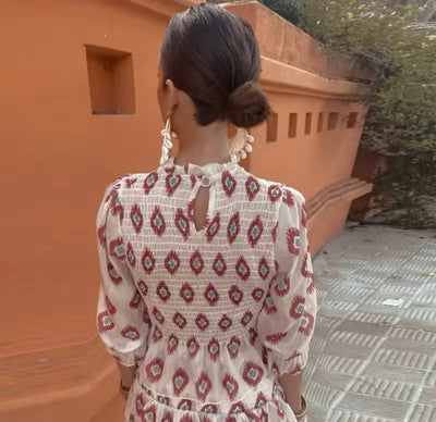 Carola™ - Robe courte style vintage