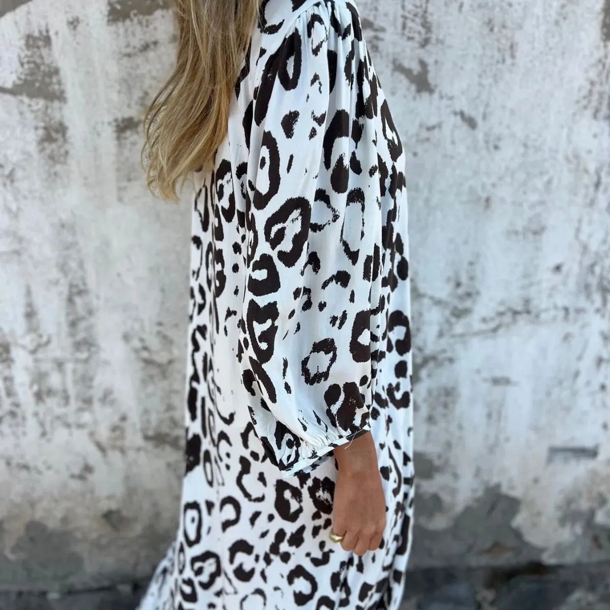 Paige™ - Robe Élégante à Imprimé Panthère
