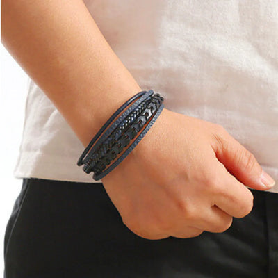 Dash™ - Bracelet en cuir tressé
