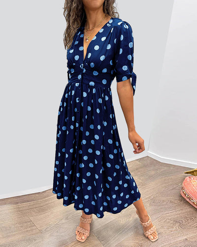 Maud™ -  Robe élégante à pois