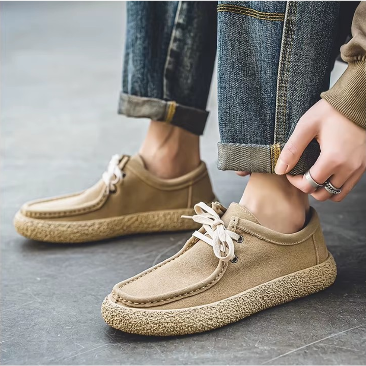Evan™ - Chaussure en daim britannique