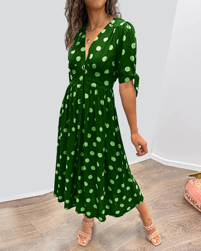 Maud™ -  Robe élégante à pois