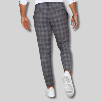 Rique™ - Pantalon à Carreaux Élégant