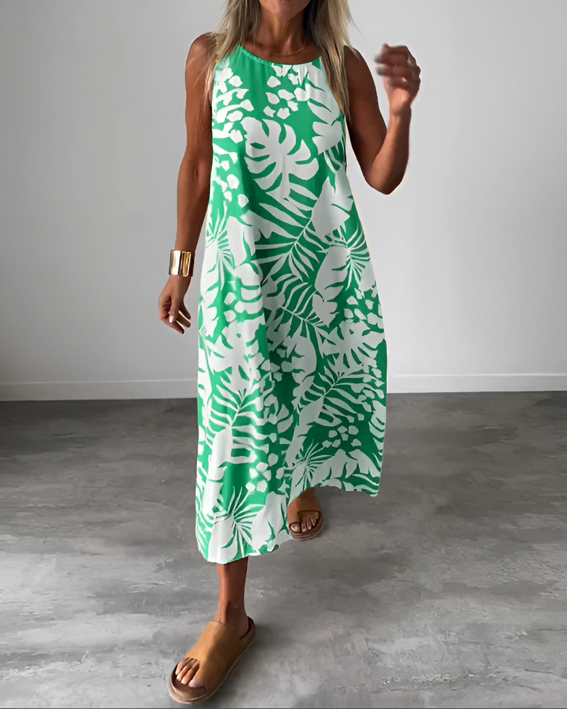 Nadiya™ - Robe Sans Manches Stylée