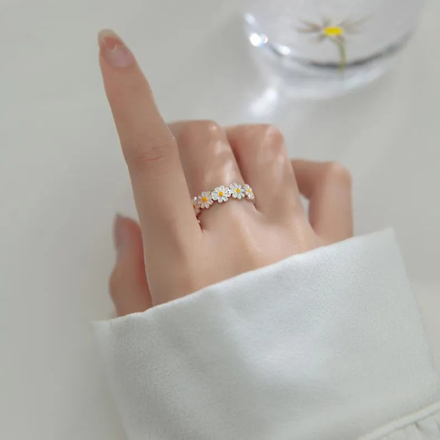 Emmaline™ -  Bague fleurie