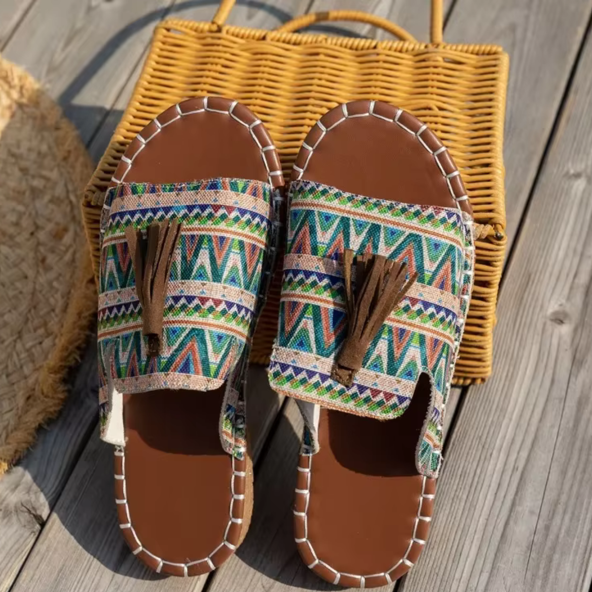 Nouel™ - Sandales bohèmes à franges