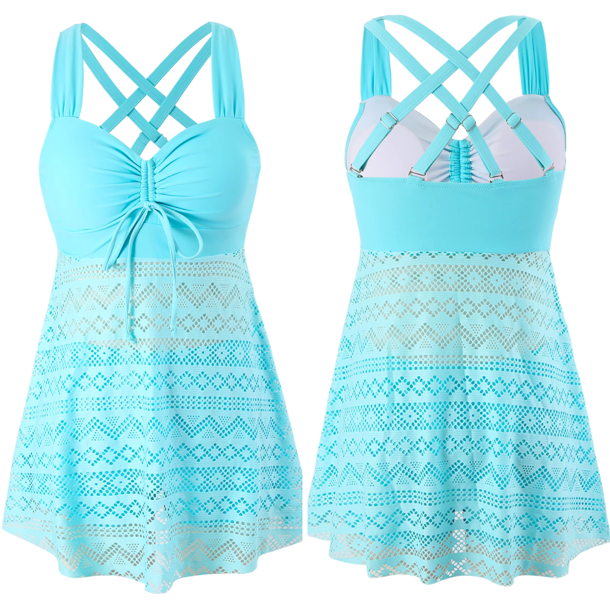 Frieda™ - Bikini raffiné avec jupe fluide