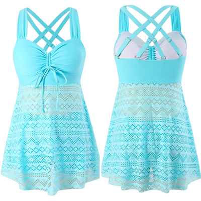 Frieda™ - Bikini raffiné avec jupe fluide