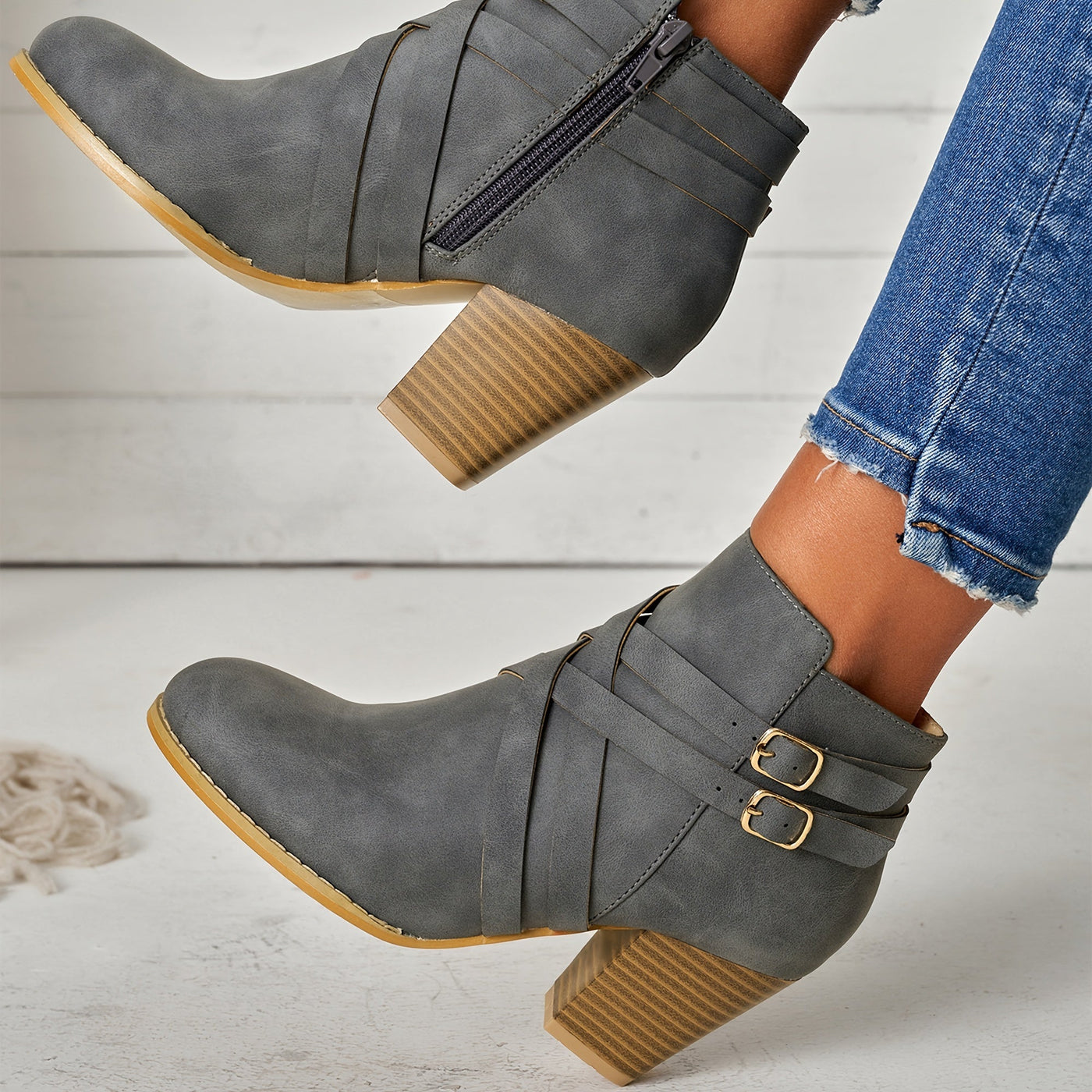 Bridgett™ - Bottes orthopédiques en cuir