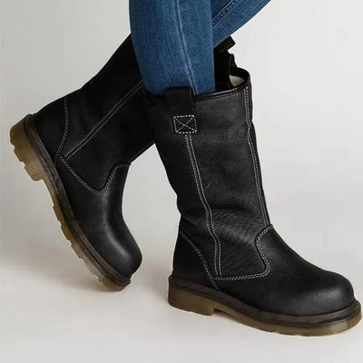 Ivonna™ - Bottes d’hiver en cuir doublées