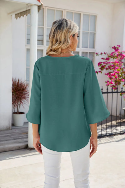 Fae™ - Votre robe-chemise élégante à rayures