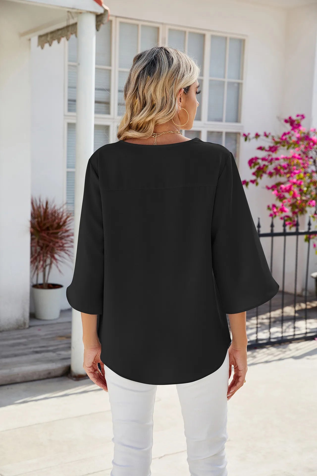 Fae™ - Votre robe-chemise élégante à rayures