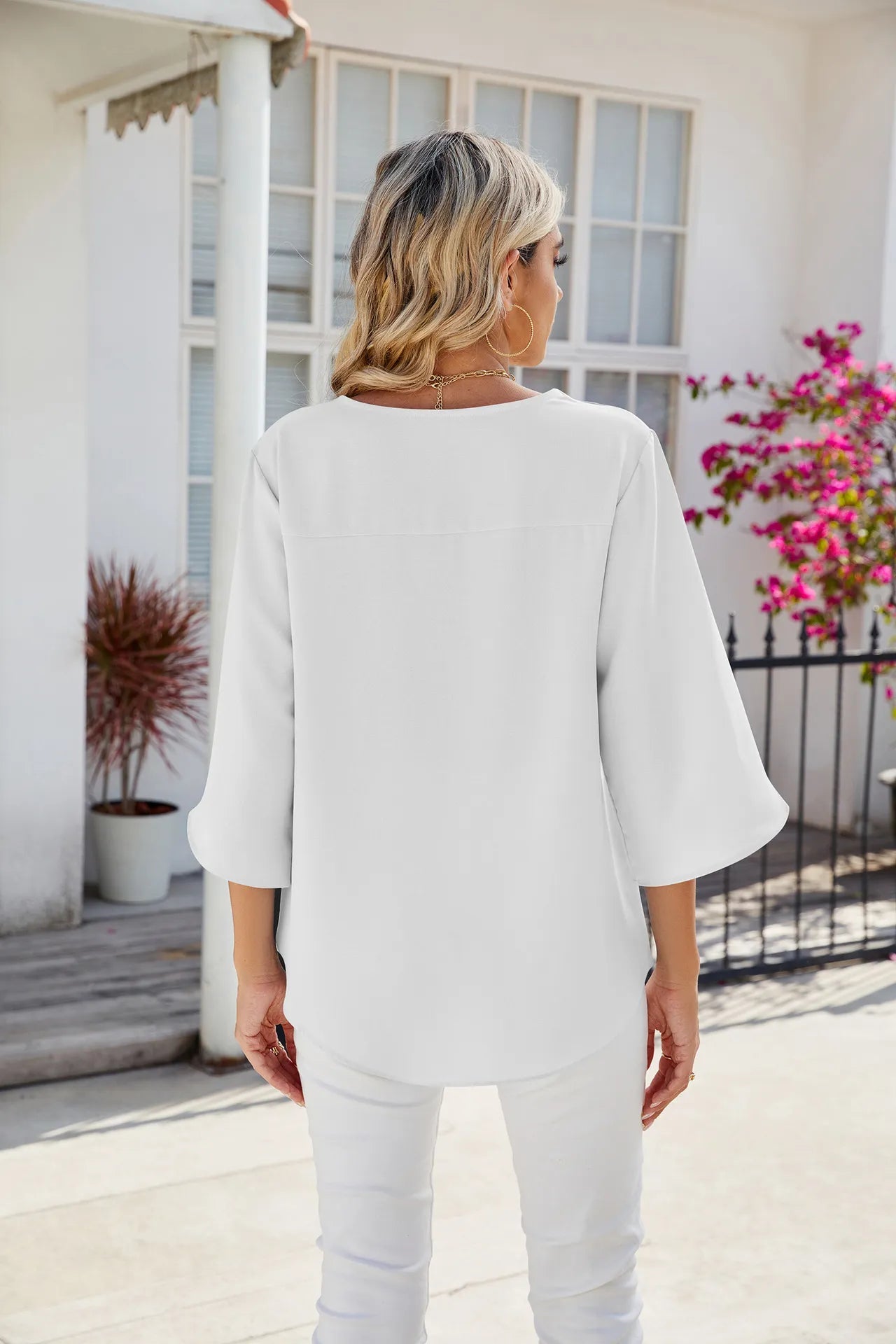 Fae™ - Votre robe-chemise élégante à rayures
