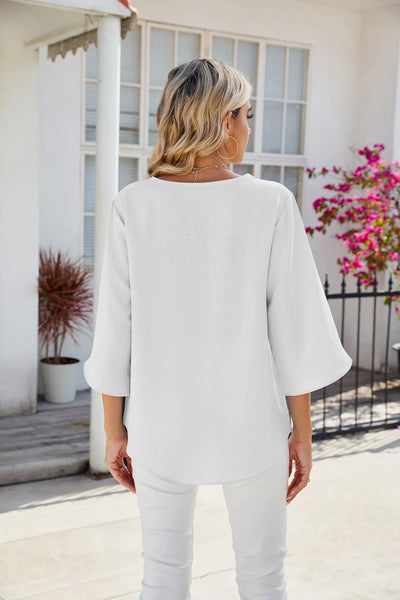 Fae™ - Votre robe-chemise élégante à rayures