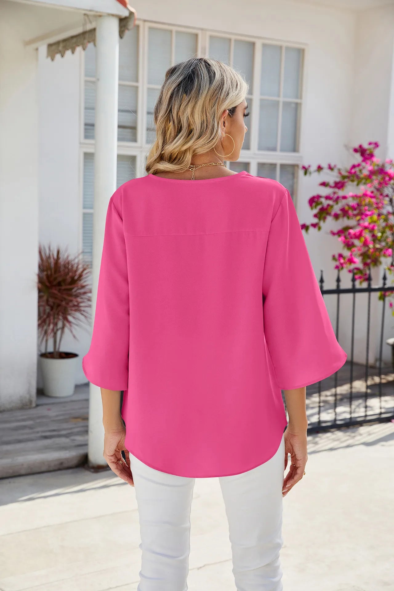 Fae™ - Votre robe-chemise élégante à rayures