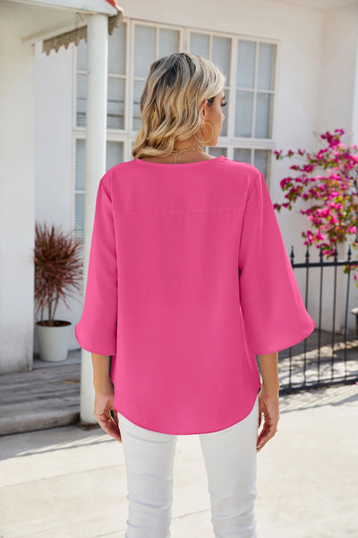 Fae™ - Votre robe-chemise élégante à rayures