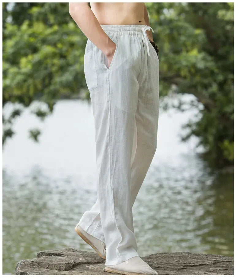 Michel™ - Pantalon en Lin Léger et Aéré