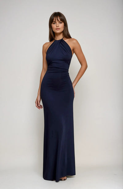Cheraine™ - Robe longue et élégante à encolure halter