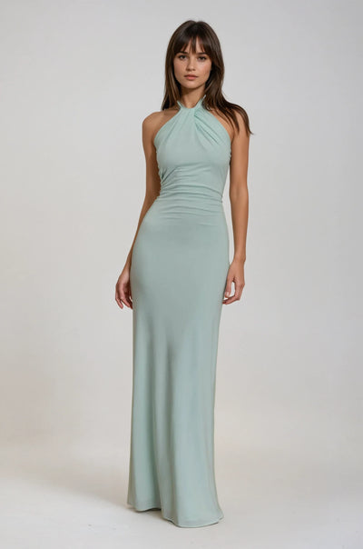 Cheraine™ - Robe longue et élégante à encolure halter