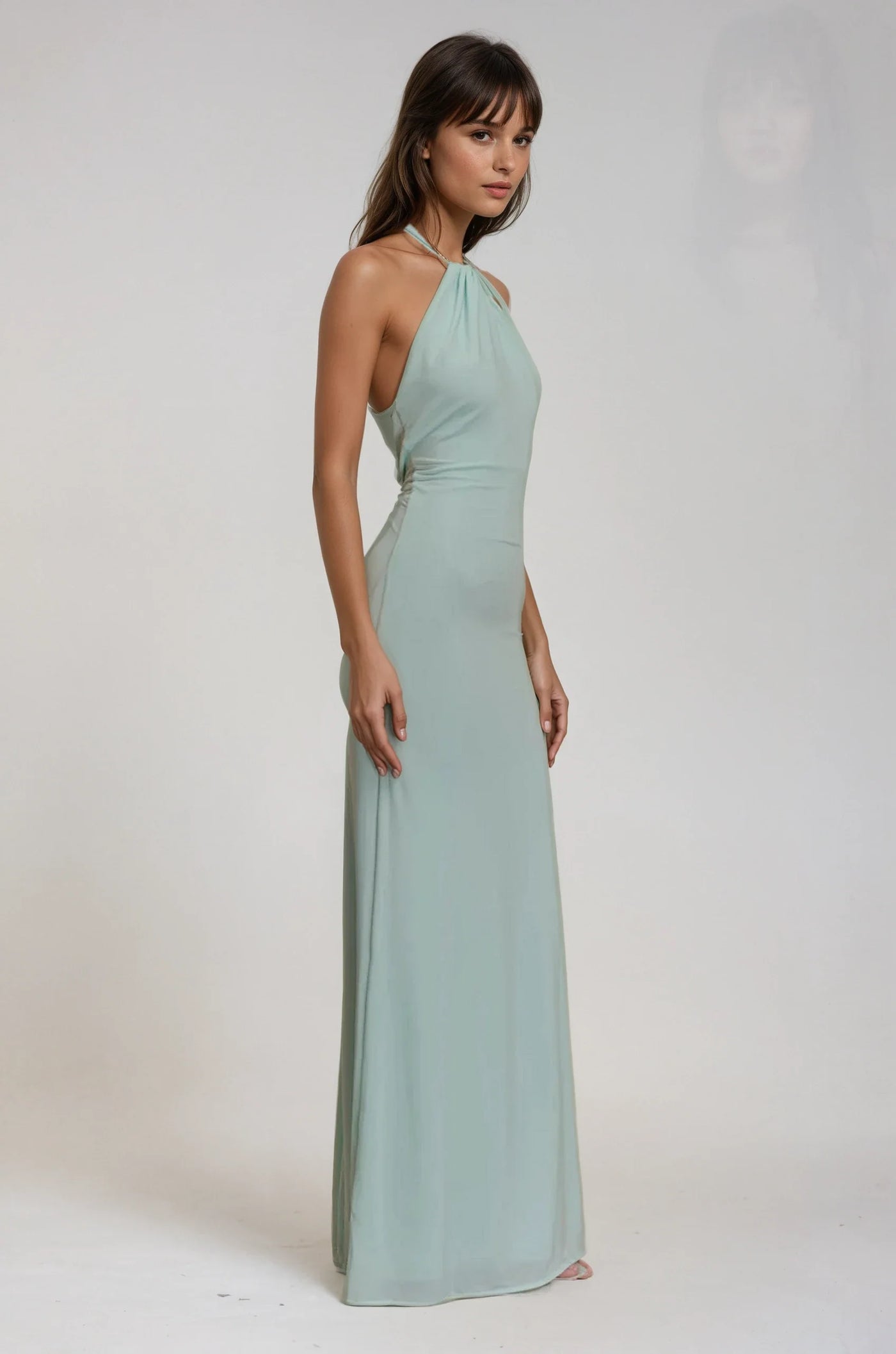 Cheraine™ - Robe longue et élégante à encolure halter