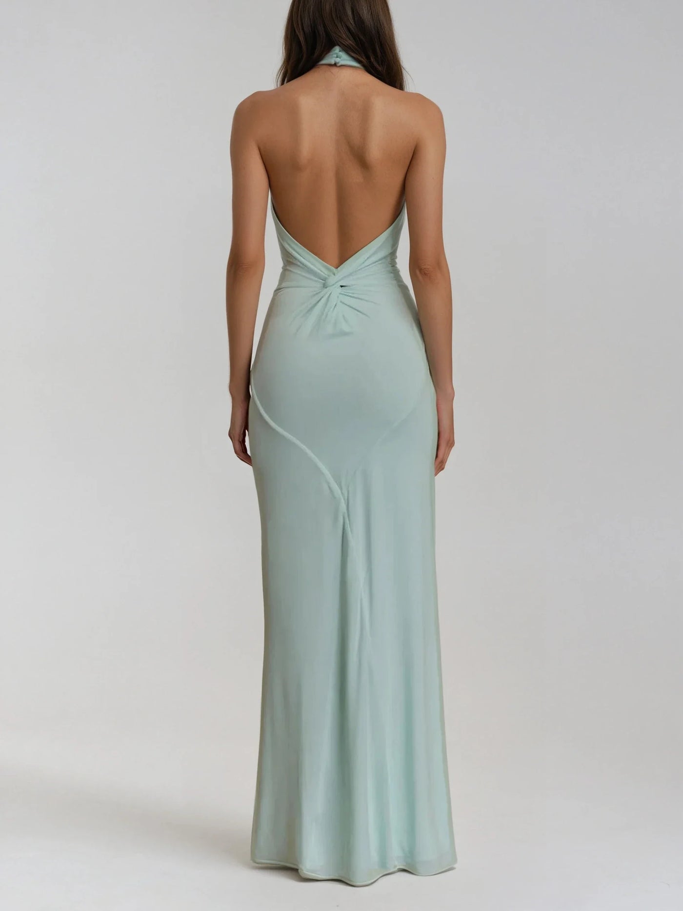 Cheraine™ - Robe longue et élégante à encolure halter