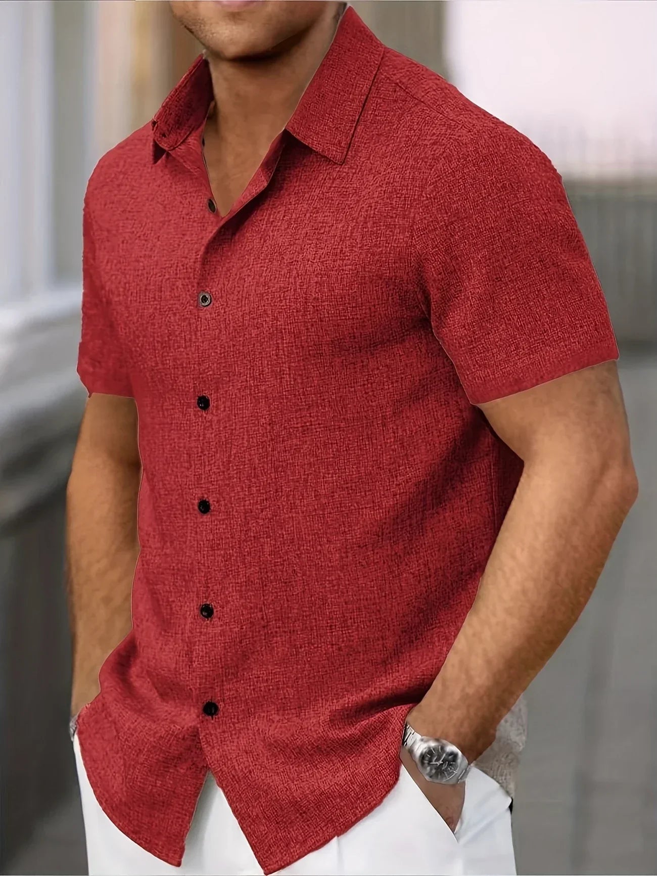 Brice™ - Chemise en lin mélangé, légère et aérienne