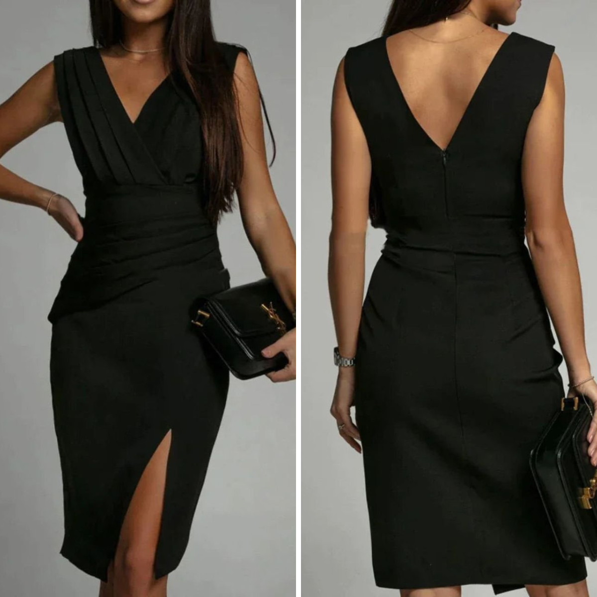 Vienne™ - Robe à col en V