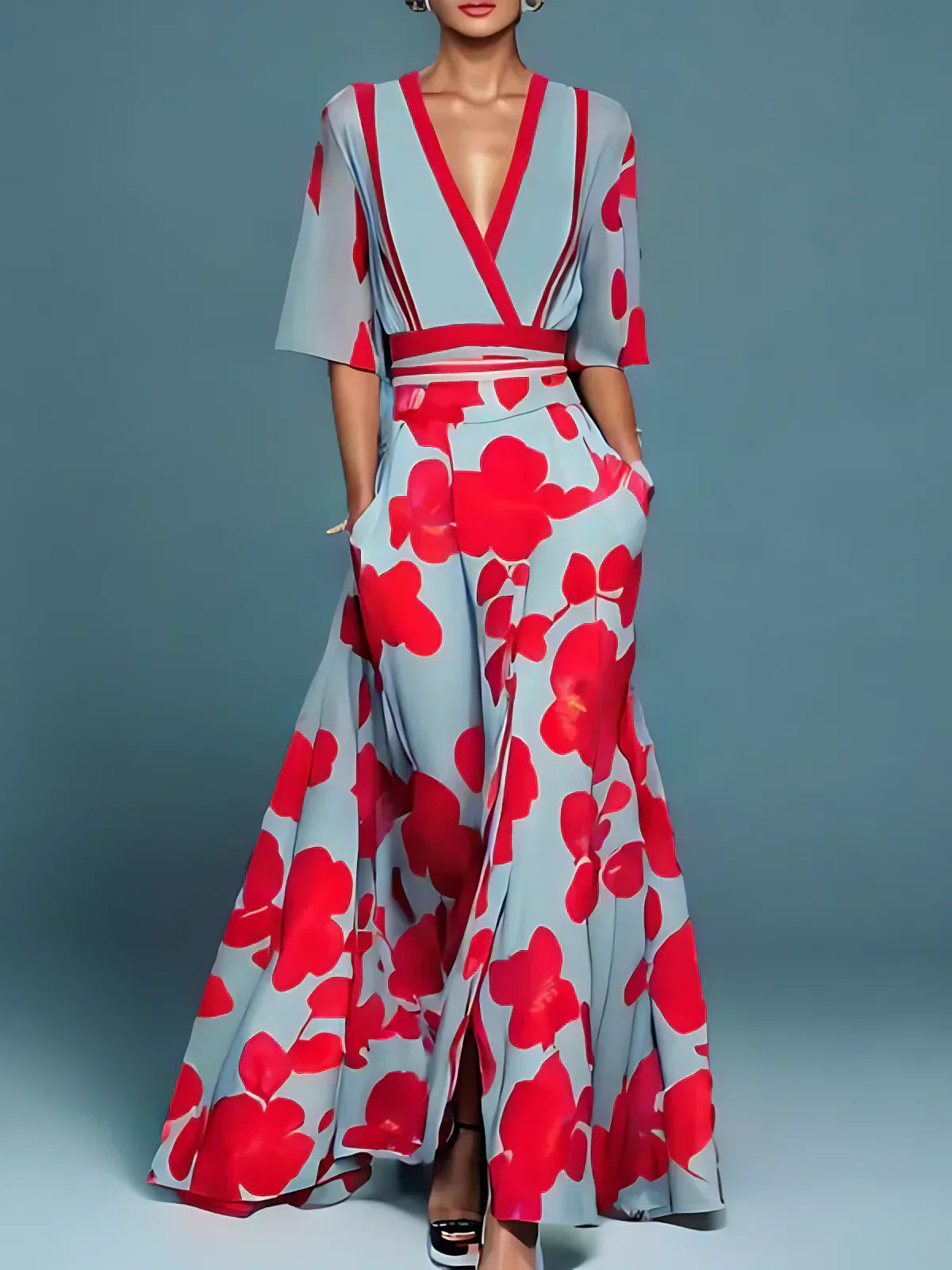 Marchelle™ - Robe Fleurie Élégante