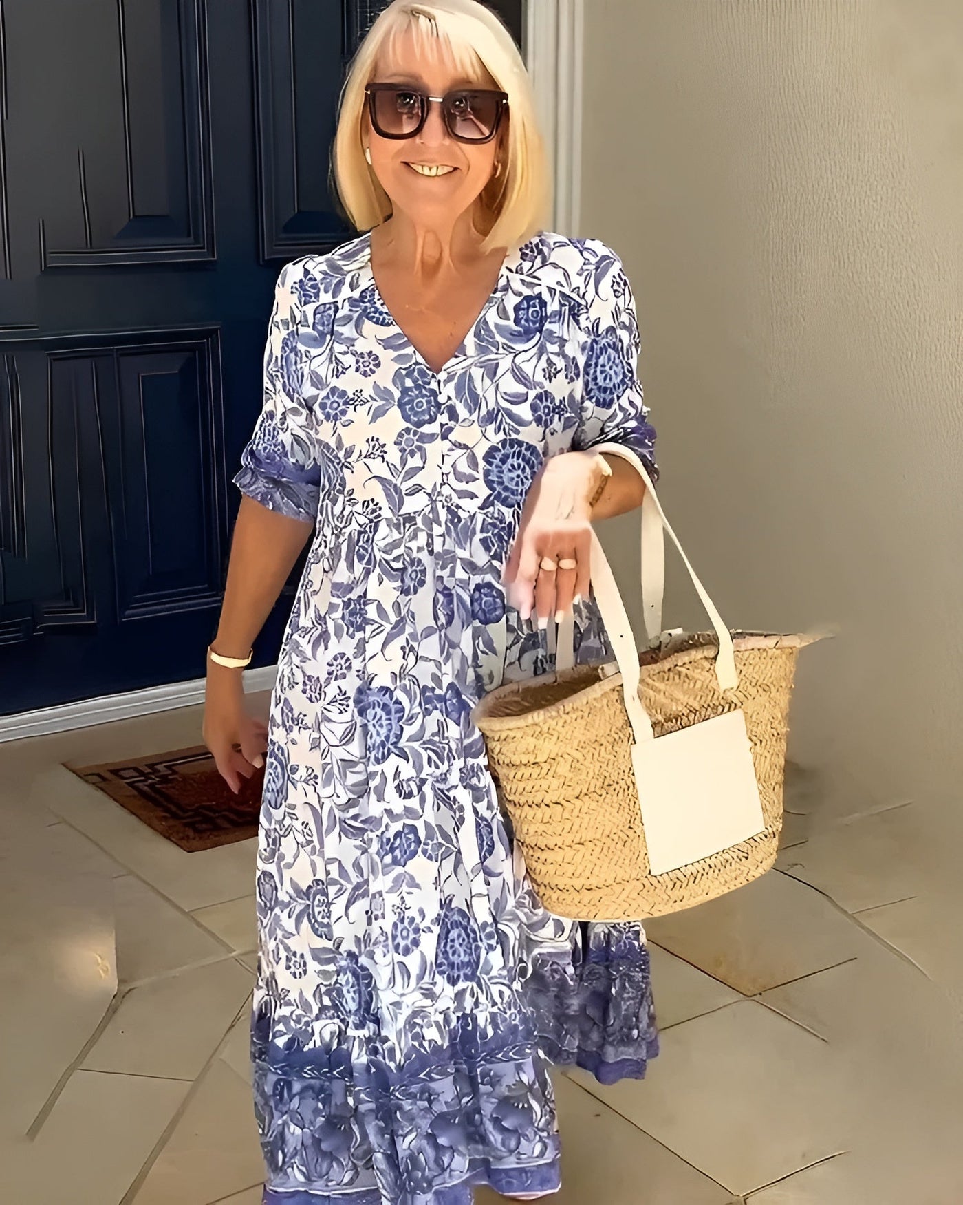 Nann™ - Robe Fleurie Stylée