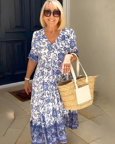 Nann™ - Robe Fleurie Stylée