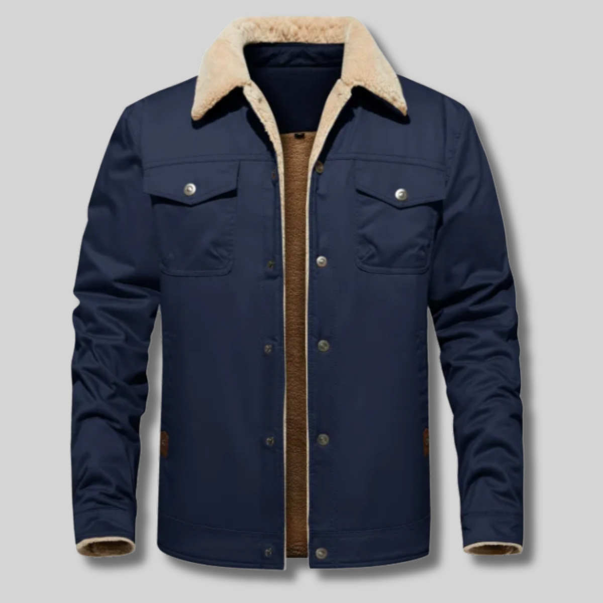 Olaf™ -  Veste homme chaude à col sherpa et doublure épaisse
