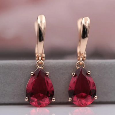 Fria™ - Boucles d’oreilles goutte en zircon