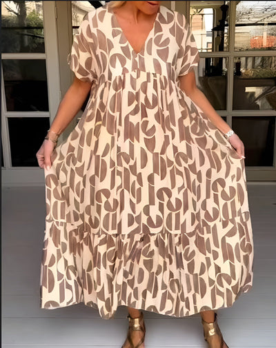 Septime™ - Robe Femme Décontractée à Col en V