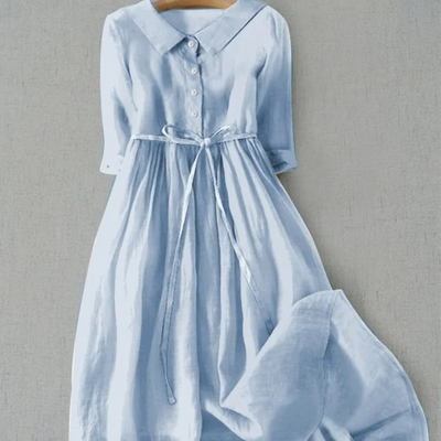 Maryl™ - Robe élégante en lin