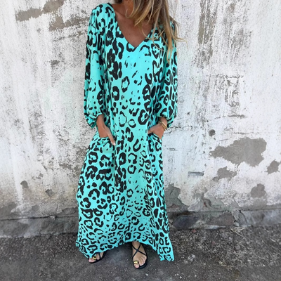 Paige™ - Robe Élégante à Imprimé Panthère